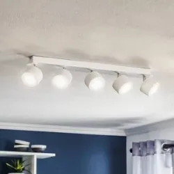 Deckenstrahler Cloudy fünfflammig weiß Eko-Light, dimmbar, weiß / opal, für Wohn- / Esszimmer, Metall, Modern, Strahler