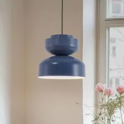 Hängelampe Dalia ALDEX, dimmbar, blau, für Wohn- / Esszimmer, Metall, Modern, Pendelleuchte