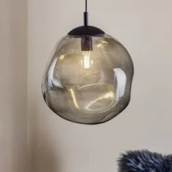Glas Hängelampe Sol TK Lighting, dimmbar, klar / transparent, für Wohn- / Esszimmer, Glas, Modern, Pendelleuchte