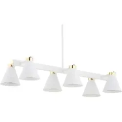 Hängelampe Avenidos Euluna, dimmbar, weiß / opal, für Wohn- / Esszimmer, Metall, Modern, Pendelleuchte
