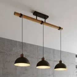 Hängelampe Holgar Lindby, dimmbar, alu / grau / zink, für Wohn- / Esszimmer, Metall, Industrielles Design, Pendelleuchte