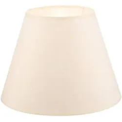 Lampenschirm Sofia Höhe 25 cm, ecru Duolla, creme / amber, Textil / Stoff / Seide