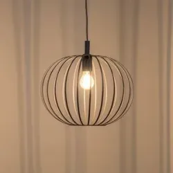 Hängelampe Valor Argon, dimmbar, schwarz, für Wohn- / Esszimmer, Metall, Modern, Pendelleuchte