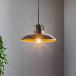Hängelampe Felix Eko-Light, dimmbar, schwarz, für Wohn- / Esszimmer, Metall, Vintage, Pendelleuchte