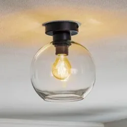 Deckenlampe Sofia Eko-Light, dimmbar, klar / transparent, für Wohn- / Esszimmer, Glas, Modern, Deckenlampe