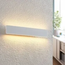 Wandlampe Ignazia Lindby, dimmbar, weiß / opal, für Wohn- / Esszimmer, Metall, Modern, LED Wandleuchte, Wandlampe Innen