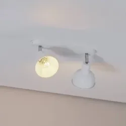 Deckenlampe Elba SOLLUX LIGHTING, dimmbar, weiß / opal, für Wohn- / Esszimmer, Metall, Deckenlampe