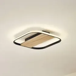 LED Deckenlampe Romilda Lindby, alu / grau / zink, für Wohn- / Esszimmer, Aluminium, Landhaus / Rustikal, LED Deckenleuchte