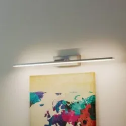 Wandlampe Miroir MCJ, alu / grau / zink, für Badezimmer, Aluminium, Modern, Wandleuchte, Wandlampe Bad