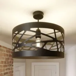 Deckenlampe Modul Frez SIGMA, dimmbar, schwarz, für Wohn- / Esszimmer, Metall, Modern, Deckenlampe