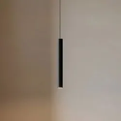 Lindby LED-Pendelleuchte Lumaro, schwarz, 27cm, 48V, dimmbar Lumaro 48V Lindby,, schwarz, für Wohn- / Esszimmer, Aluminium, Modern