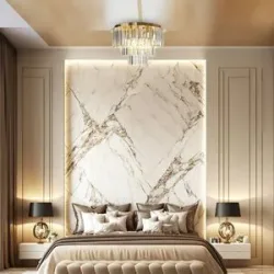 Kristall Deckenlampe Milano Milagro Lighting, messing / gold, für Wohn- / Esszimmer, Glas, Deckenlampe