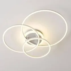 Smart Home Deckenlampe Tula Lindby, dimmbar, alu / grau / zink, für Wohn- / Esszimmer, Aluminium, Modern, Smart Home Deckenlampe