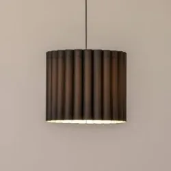 Hängelampe Aria Duolla, dimmbar, schwarz, für Wohn- / Esszimmer, Textil / Stoff / Seide, Pendelleuchte