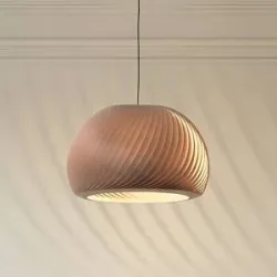 Holz Hängelampe Janne ALDEX, dimmbar, Holz hell, für Wohn- / Esszimmer, Holz, Modern, Pendelleuchte