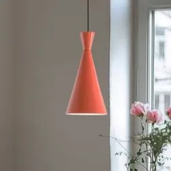 Hängelampe Tom Opviq, dimmbar, gelb / orange, für Wohn- / Esszimmer, Metall, Junges Wohnen, Pendelleuchte