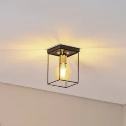 Deckenlampe Vox SIGMA, dimmbar, schwarz, für Wohn- / Esszimmer, Metall, Modern, Deckenlampe