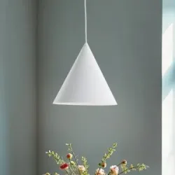 Hängelampe Cono TK Lighting, dimmbar, weiß / opal, für Wohn- / Esszimmer, Metall, Modern, Pendelleuchte