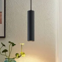 Hängelampe Neliyah PRIOS, dimmbar, schwarz, für Wohn- / Esszimmer, Metall, Modern, Pendelleuchte