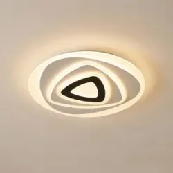 LED Deckenlampe Rebeka Lindby, dimmbar, weiß / opal, für Wohn- / Esszimmer, Kunststoff, Modern, LED Deckenleuchte