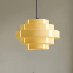 Hängelampe Filo ALDEX, dimmbar, gelb / orange, für Wohn- / Esszimmer, Glas, Skandinavisch, Pendelleuchte