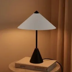 Tischlampe Norvik Lindby, schwarz, für Wohn- / Esszimmer, Metall, Modern, Tischlampe