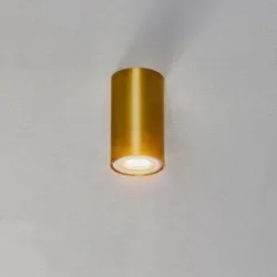 Euluna Downlight Eye S in Zylinderform, messing Nowodvorski Lighting, dimmbar, messing / gold, für Wohn- / Esszimmer, Metall, Modern, Strahler