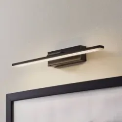 Wandlampe Miroir MCJ, schwarz, für Badezimmer, Aluminium, Modern, Wandleuchte, Wandlampe Bad
