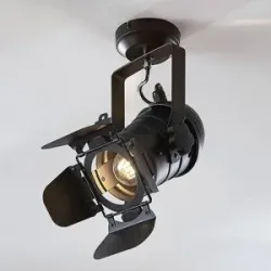 Deckenlampe Tilen Lindby, dimmbar, schwarz, für Wohn- / Esszimmer, Metall, Deckenlampe
