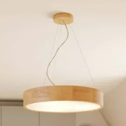 Hängelampe Kerio Envostar, dimmbar, für Wohn- / Esszimmer, Holz, Modern, Pendelleuchte