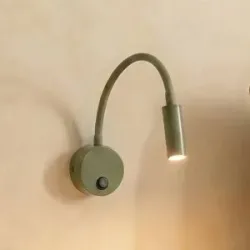 Wandlampe Lagos TK Lighting, dimmbar, grün, für Schlafzimmer, Metall, Wandleuchte, Wandlampe Innen