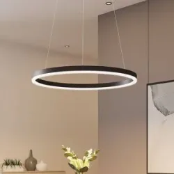 Hängelampe Albiona Arcchio, dimmbar, schwarz, für Küche, Metall, Modern