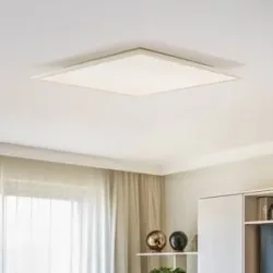 LED Panel Livel Lindby, alu / grau / zink, für Küche, Kunststoff, Modern, LED Panel
