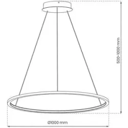 Hängelampe Saturno Milagro Lighting, messing / gold, für Wohn- / Esszimmer, Aluminium, Modern
