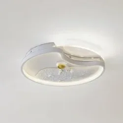 LED Deckenlampe Kosmo Lindby, weiß / opal, für Wohn- / Esszimmer, Kunststoff, Junges Wohnen, LED Deckenleuchte