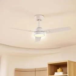 Lindby LED-Deckenventilator Aerallo, weiß, CCT, leise Aerallo, weiß / opal, für Wohn- / Esszimmer, Metall, Modern