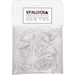 Efalock Rasta-Haargummi dünn/klein transp.100st