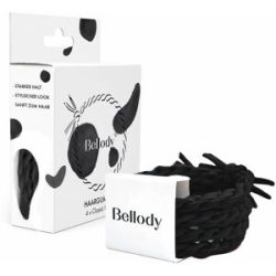 Bellody Original Haargummis Classic Black 4 Stück