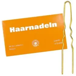 MyBrand Haarnadeln gewellt Goldfarben 25 x 10 Stück