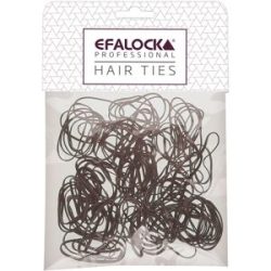 Efalock Rasta-Haargummi dünn/klein braun 100st