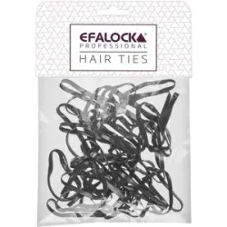 Efalock Rasta-Haargummi dick/groß schwarz 100st