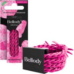 Bellody Original Haargummis 4 Stück Candy Pink