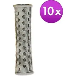 Efalock Original-Griffig-Haarwickler Grau, Ø 15 mm, Pro Packung 10 Stück