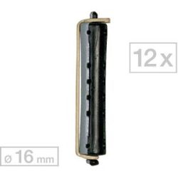 Efalock Dauerwellwickler kurz Schwarz/Grau Ø 16 mm, Pro Packung 12 Stück