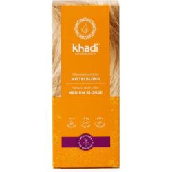 khadi Pflanzenhaarfarbe Mittelblond 100 g