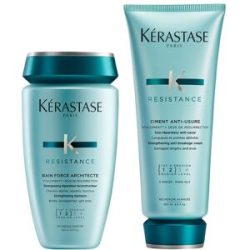Kérastase Resistance Force Pflegeduo Set (Shampoo 250 ml + Conditioner 200 ml)