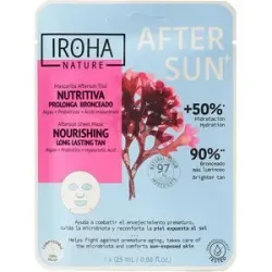 IROHA nature Aftersun Sheet Mask Nourishing Long Lasting Tan 25 ml