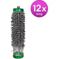 MyBrand Drahthaarwickler mit Borsten Grün, Ø 15 mm, Pro Packung 12 Stück