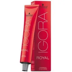 Schwarzkopf Professional IGORA ROYAL Permanent Color Creme 6-65 Dunkelblond Schoko Gold, Tube 60 ml