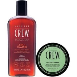 American Crew Forming Cream + 3in1 Classic Set